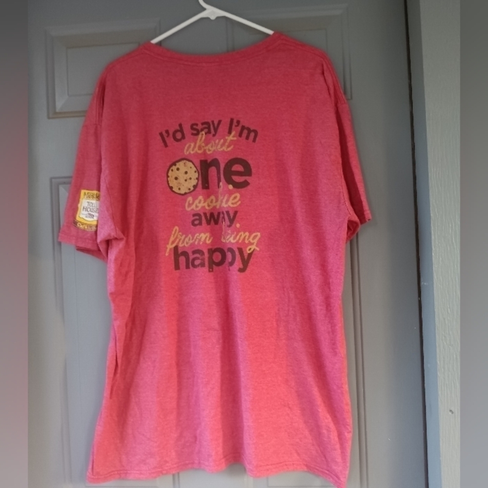 Men's One Cookie Away From Being Happy Nestle Toll House T Shirt Size XL